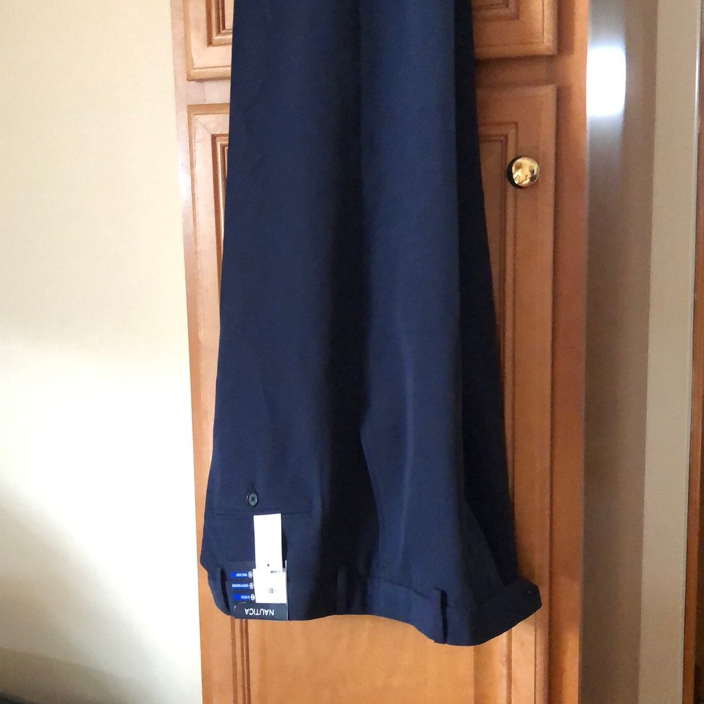 Nautical dress pants 34” x 32”, navy blue, new - Picture 3 of 4